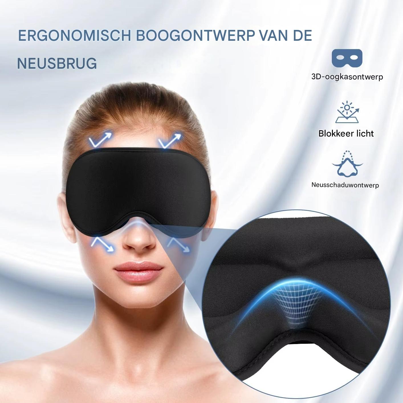 Total Blackout 3D Mask | Totale duisternis, betere nachtrust